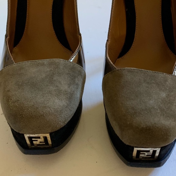 Fendi Fendista Colorblock Platforms 38.5(eu) - Picture 2 of 6